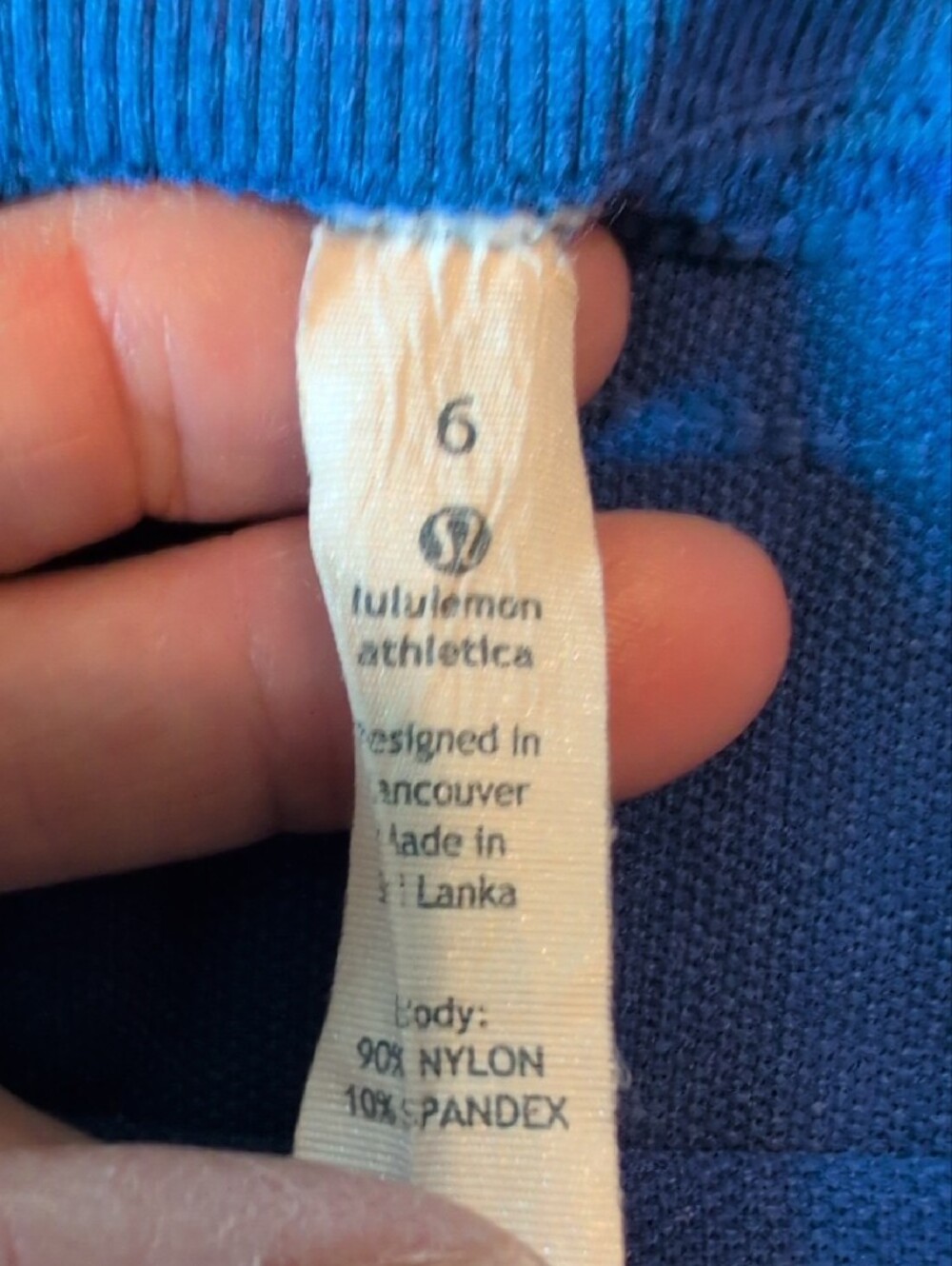 lululemon athletica Electric Blue Athletic Top - Picture 2 of 4